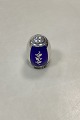 Volmer Bahner 
Sterling Silver 
Salt Shaker 
Blue Enamel 
Used, but in 
good condition. 
...