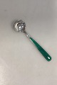 Volmer Bahner 
Sterling Silver 
Salt Spoon 
green enamel 
Used but in 
fine condition 
Measures: ...