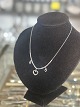 Sterling silver 
necklace 925 s 
an elegant 
necklace with 
three 
heart-shaped 
pendants. 
length 42 ...