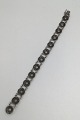 Georg Jensen 
Sterling Silver 
Marguerit 
(Daisy) 
Bracelet, black
Measures 19 cm 
(7.48 inch) ...