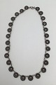 Georg Jensen 
Sterling Silver 
Marguerit 
(Daisy) 
Necklace, black
Measures 41 cm 
(18.14 inch) 
...