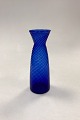 Fyens Glass 
Works Blue 
Flower Bulb 
Vase. Cone 
shape with 
twisted optics. 
Manufactured 
around ...