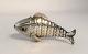 Fritz Sophus 
Albertus. Newer 
silver 
vinaigrette egg 
in the shape of 
a fish. Length 
9 cm