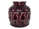 Royal Copenhagen art pottery
Oxblood glaze vase with birds
