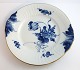 Royal 
Copenhagen. 
Blue flower 
with gold. 
Round cake 
plate. Model 
1864. Diameter 
26 cm. (1 
quality)
