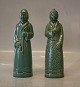 Sv. Lindhart 
Salt & Pepper 
green glazed 
Asian couple 
18.5 cm
Danish 
Sculptor Svend 
Lindhart ...