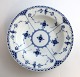 Royal 
Copenhagen. 
Blue fluted, 
half lace. Deep 
plate. Model 
566. Diameter 
21.5 cm. (2 
quality)