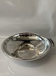 Round silver bowl with handle