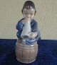 Royal Copenhagen Denmark, figurine No 3689 Boy with horn