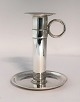 Hans Hansen. Chamber candlestick. Sterling (925). Design: Karl Gustav Hansen. 
Model 303. Height 11 cm. Produced 1947