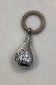 Danish baptism 
rattle in 
silver 830S
With motifs on 
the sides, has 
a small dent on 
the motif ...