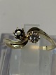 Women's ring 
with diamond 
and a blue 
sapphire, in 18 
carat gold.
Stamp 750
Size 54
Nice ...