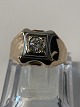 Men's ring with 
a clear stone, 
in 18 carat Red 
/ white gold.
Hallmark: 750.
Size: 64 / ...