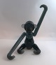 Holmegaard. Kay 
Bojesen black 
glass monkey. 
Height 20.5 cm.
