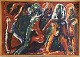 Richard Winther 

Oil on canvas 
97x67.
Seven visions 
of a hermit.
Good 
condition.