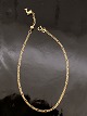 14 carat gold 
bracelet 22 cm. 
item no. 617139