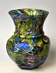 Millefiori vase Johansfors glasbruk, Sweden.