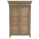 Light 
grey/green 
decorated 
display cabinet 
around 1850. 
...