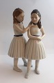 Royal 
Copenhagen. 
Porcelain 
figure. Ballet 
girls. Model 
135. Height 21 
cm. (1 quality)