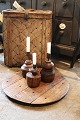 Swedish 19th 
century round 
wooden plate 
with a really 
nice patina. 
Nice as a table 
plateau / ...