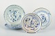 Four 
plates/dishes, 
probably Korea, 
decorated in 
blue 
underglaze.
Four 
hand-thrown 
porcelain ...