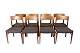Set of 8 dining 
chairs, model 
26, designed by 
Henry Kjærnulf 
for K/S Korup 
Stolefabrik in 
the ...