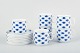Rosenthal 
Studio-linie, 
six pairs of 
coffee cups 
with saucers 
and a cream 
jug, Corinth 
Blue ...