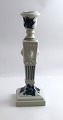 Royal 
Copenhagen. 
Blue flower. 
Candlestick 
with lion's 
head. Model 
45/15. Height 
23 cm. (1 
quality)