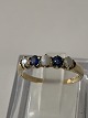Gold ring with 
blue stone and 
pearls 14 carat
Stamp: HGr. 
585
Manufacturer: 
1918-1985 Hugo 
...