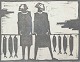 Åke Holm, 
Sweden.
Woodcut, The 
Apostles Peter 
and Andrew, 
1970s.
A biblical 
subject ...