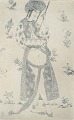 Gerhard 
Henning, 
Denmark.
Figure in 
Oriental 
costume, 
etching, 1914.
Visual size: 
H. 11 cm, ...