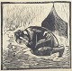 Artist: Olivia 
Holm-Møller 
(1875–1970)
Title: 
Unconditional 
(Kneeling 
Figure by ...