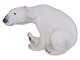 Royal 
Copenhagen 
figurine, polar 
bear.
Decoration 
number 409.
Factory third 
due to one ...