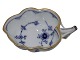 Royal 
Copenhagen Blue 
Fluted with 
gold edge, 
small dish with 
handle.
The factory 
mark shows, ...