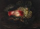 IL Jensen's 
school (19th 
century) 
Denmark: 
Arrangement 
with peaches, 
grapes and nuts 
on a stone. ...