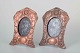 Pair of picture 
frames, Art 
Nouveau, 1933.
Two decorative 
picture frames 
in embossed 
copper ...