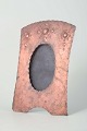 Picture Frame, 
Art Nouveau, 
ca. 1900.
Hand-hammered 
copper frame 
with oval 
central 
opening, ...