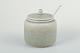 Stoneware Jam 
Jar with Silver 
Spoon, Palshus, 
Denmark, ...