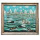Seascape with 
whalers at 
Greenlands 
coast. Oil on 
...