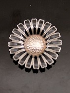 Sterling silver daisy brooch