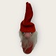 Jali Santa 
Claus in wood 
and fabric, 
Handmade, 
Denmark, height 
11cm, good 
condition