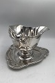 P. Ørsnes 
Silver 
Triangular 
Gravy Boat 
(1921) Measures 
H 12 cm (4.72 
inch) Diam 20 
cm (7.87 ...