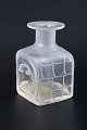Bertil Vallien, 
Åfors/Kosta 
Boda, Sweden, 
ca. 1970-1980.
Square vase in 
frosted glass 
with a ...