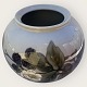 Royal 
Copenhagen, 
Blackberry vase 
#288/ 42-B, 
14cm high, 18cm 
in diameter, 
2nd grade *Good 
...