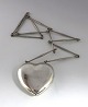Georg Jensen. 
Necklace with 
large silver 
heart (925). 
Model 126. 
Dimensions 6.5 
*6.5 cm. The 
...