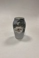 Royal 
Copenhagen Art 
Nouveau Vase - 
Rose No. 
970/88B. 1st 
Quality with a 
burn crack on 
the edge, ...
