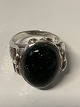 Signet Ring in 
sterling silver 
with green 
stone.
Size. 63.
Stamped 925S.
Neat and well 
...