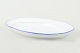 Meissen
Serving 
platter in 
white-glazed 
porcelain with 
scalloped rim 
and blue ...