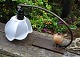 Danish art deco 
piano lamp, 
circa 1930. By 
the brand Ruko. 
Brass and 
alabaster ball. 
Light arm ...