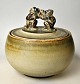 Kyhn, Knud 
(1880 - 1969) 
Denmark: Unique 
lidded jar. The 
Royal Porcelain 
Factory. ...